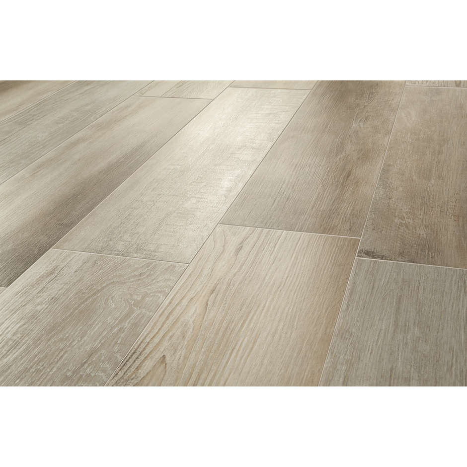 Grès cérame effet bois vieilli Beige 11x32,5 cm - Barnwood, Dom Ceramiche