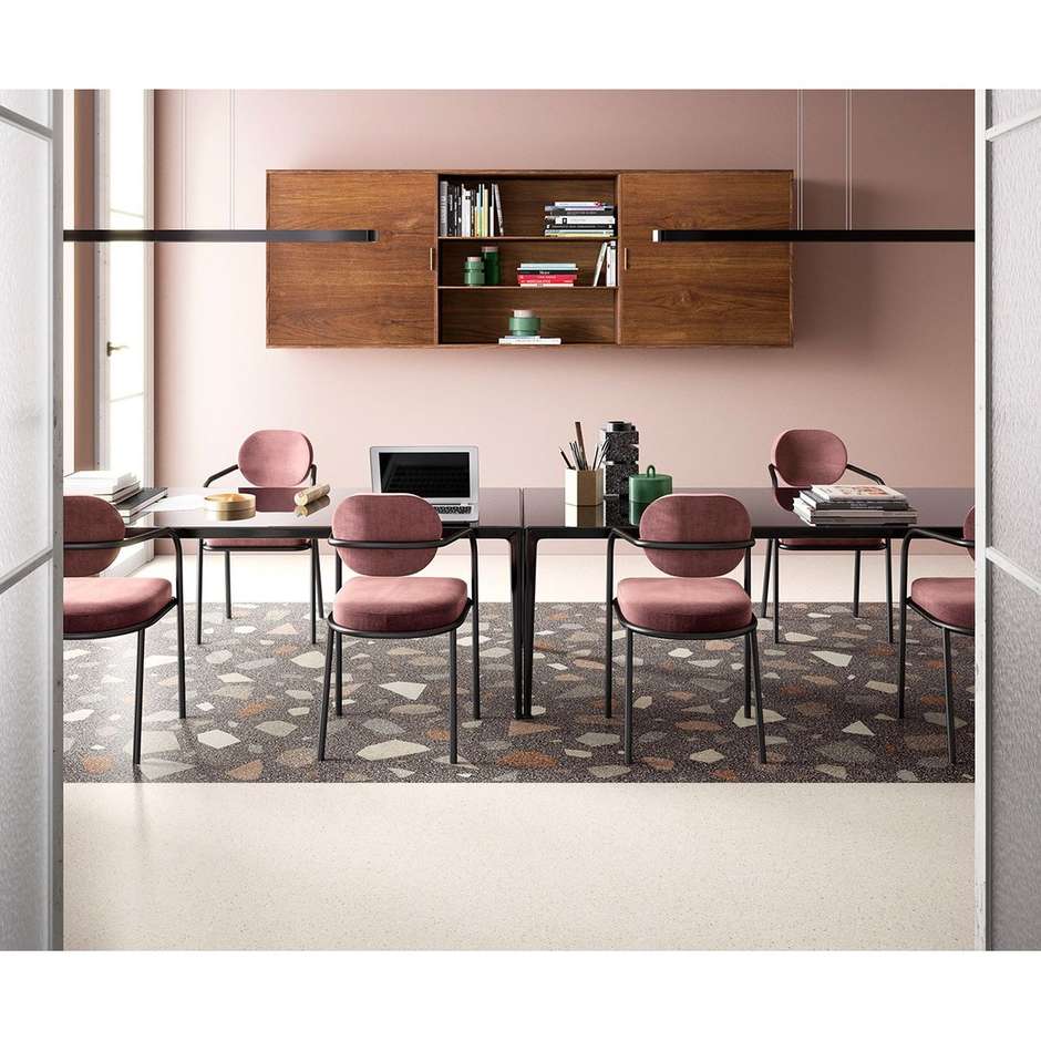 Grès cérame effet grain de marbre mat, Sand 120x120 cm - Newdecò, Ceramica Sant'Agostino