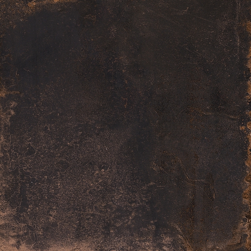 Grès cérame effet métal oxydé foncé, Noir 60x60 cm - Oxidart , Ceramica Sant'Agostino