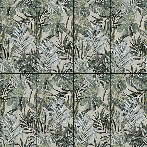 Grès cérame effet papier peint, décor Tentazioni, 60 x 120 cm - Cotto Petrus