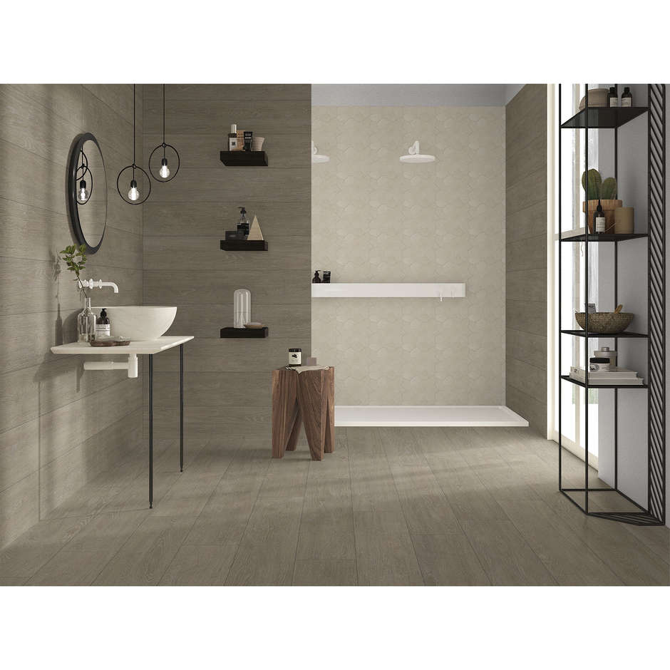 Grès cérame effet résine, 24,7x28,5 cm, Mosaic Turtle Beige - Comfort R, Dom Ceramiche