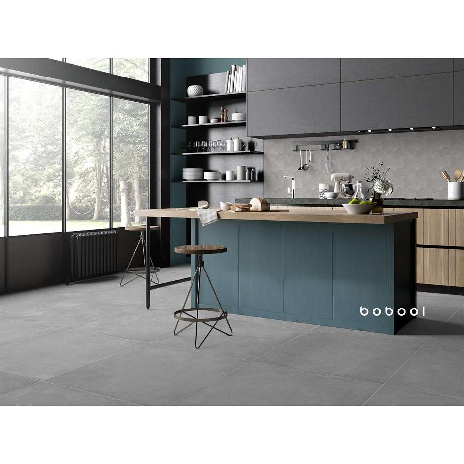 Grès cérame effet résine, 90x90 cm, Frêne - Comfort R, Dom Ceramiche