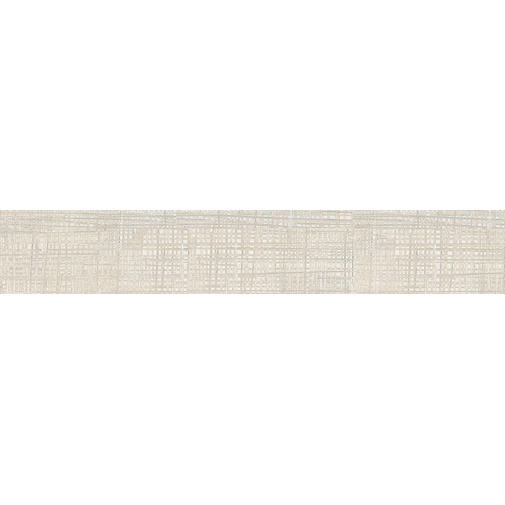 Grès cérame effet tissu, Blanc 9,7x59,5 cm - Fresh, Dom Ceramiche