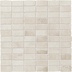 Grès effet béton blanc, Mosaïque murale 30x30 cm - Entropia, Dom Ceramiche
