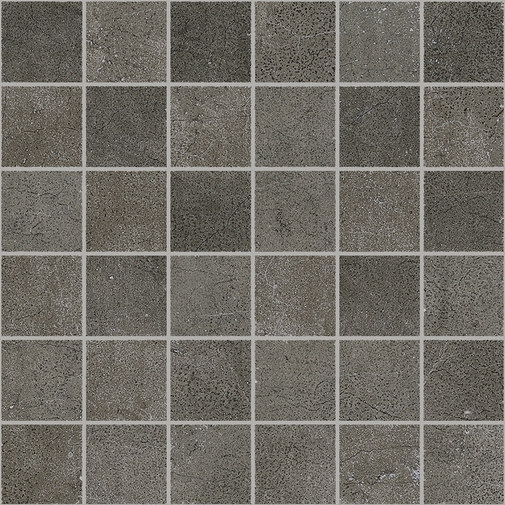 Grès effet béton Mosaico Concrete Dark 30x30 cm - Set, Ceramica Sant'Agostino
