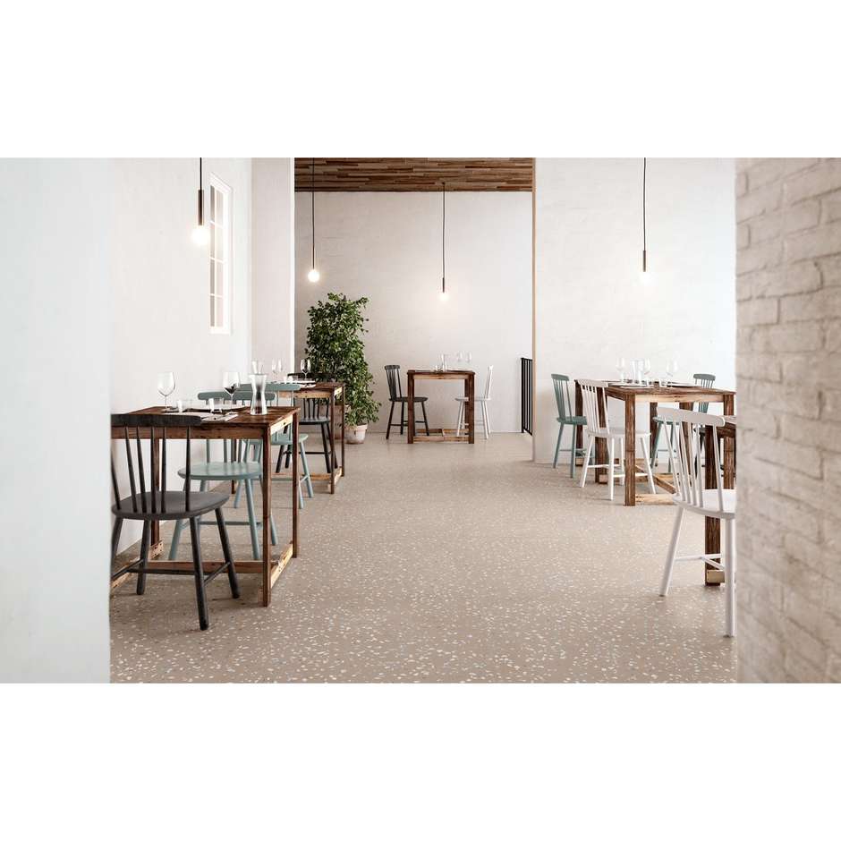 Grès effet grain de marbre mat, Dot Greige 90x90 - Ritual, Ceramica Sant'Agostino