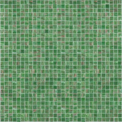 Grünes Glasmikromosaik 10.27 mit Einbausatz - Gemme, Bisazza