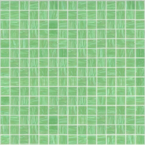 Grünes Glasmosaik 20.10 mit Montageset - Smalto, Bisazza