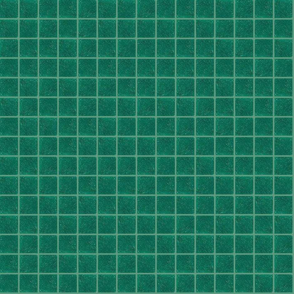 Grünes Glasmosaik 20.67, mit Einbausatz - Vetricolor 20, Bisazza