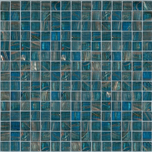 Grünes Glaspastenmosaik 20.49 mit Einbausatz - Gemme, Bisazza