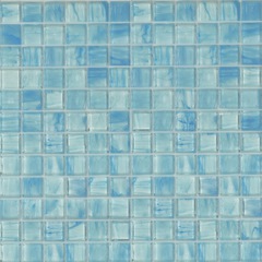 Hellblaues Glasmosaik, Steinchen 2,5x2,5 cm, OP 25.01 - Opera, Bisazza