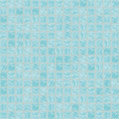 Hellblaues Glaspastenmosaik FL87-Flow, Bisazza