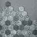 Hexagonal mosaic in recycled glass paste, grey, for floors and walls 30x30.2 cm Gris - Esa Glass Flor, Boxer