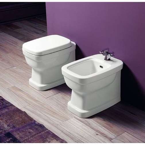 Housse de siège thermodurcissable enveloppante avec charnières chromées blanches EVO003 Simas