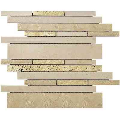 Irregular decorated wall covering mosaic, Cream 30x30 cm - Multi Patchwork, Boxer