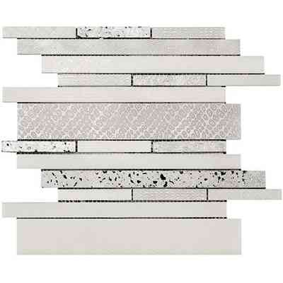 Irregular decorated wall mosaic, White 30x30 cm for wall tiles - Multi Patchwork, Boxer