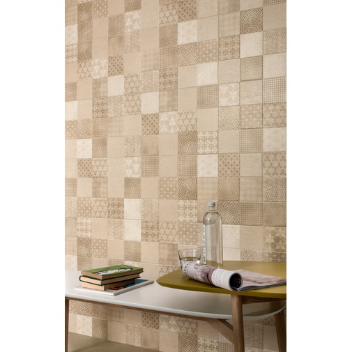 Keramikfliese Betonoptik, Beige, 33,3x100 cm - Concretus, Dom Ceramiche