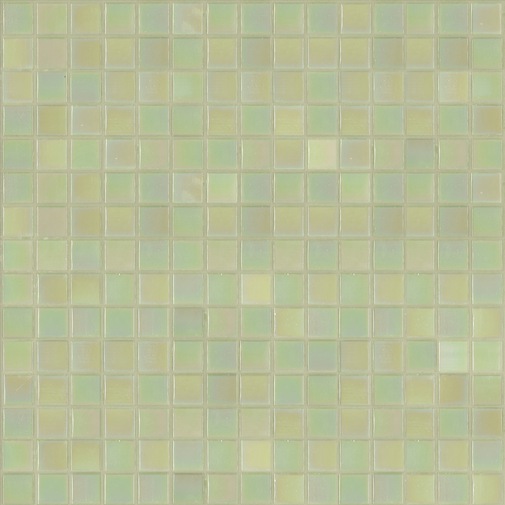 Kit de pose mosaique verre effet nacré vert GL06 - Brillant, Bisazza