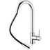 Kitchen sink mixer with pull-out high neck shower - Kobuk, Rubinetteria Bugnatese