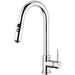 Kitchen sink mixer with pull-out shower with flow selector - Kobuk, Bugnatese