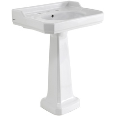 Klassische Säule für Waschbecken aus weißer Keramik - Romana, Sbordoni