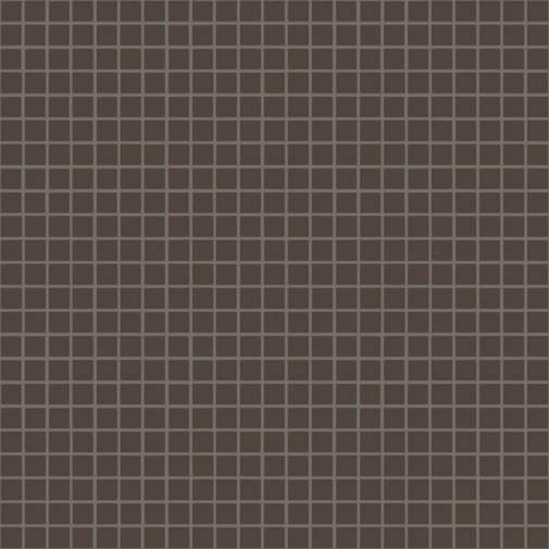 Kleine mattbraune Mosaikfliesen 12.133M - Opus Romano, Bisazza