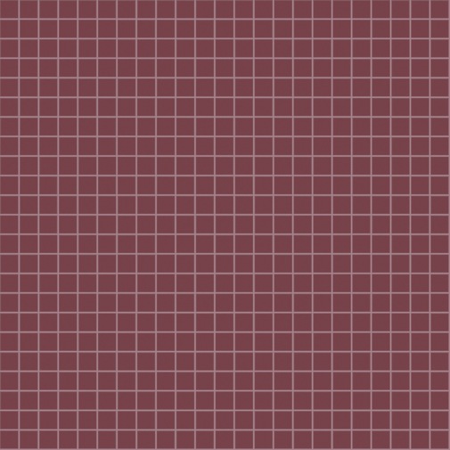 Kleine Mosaikfliesen matt mauve 12,20 m, mit Montageset - Opus romano, Bisazza