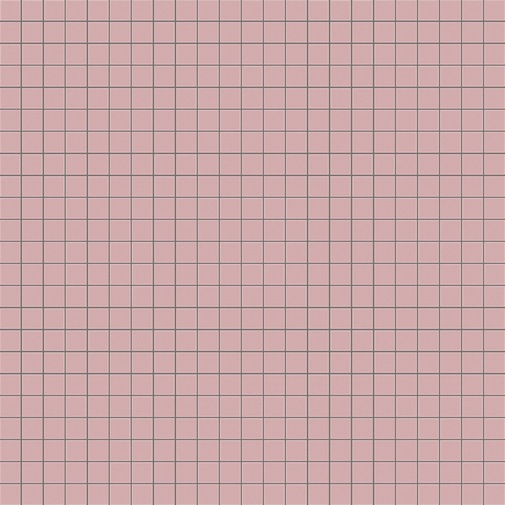 Kleines hellviolettes Mosaik 12.55, mit Einbausatz - Roman Opus, Bisazza