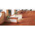 L-shaped element in klinker, red terracotta effect, 4x15x30.6 cm - Real Cotto, Domus Linea