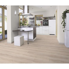Laminatboden in Holzoptik 8 mm stark, beige 138,3x19,3 cm - Rialta Eiche, Ambientis