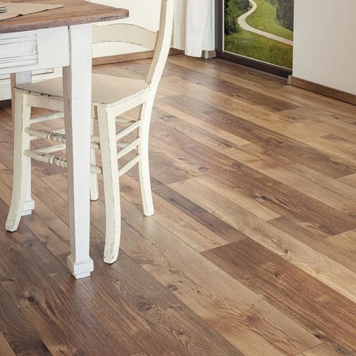 Laminatboden in Holzoptik 8 mm stark, braun 1383x193 cm Ac 4 - Farco Elegance, Ambientis