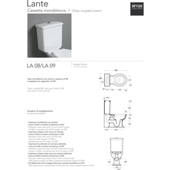 Lante Monobloc Vase P Weiß