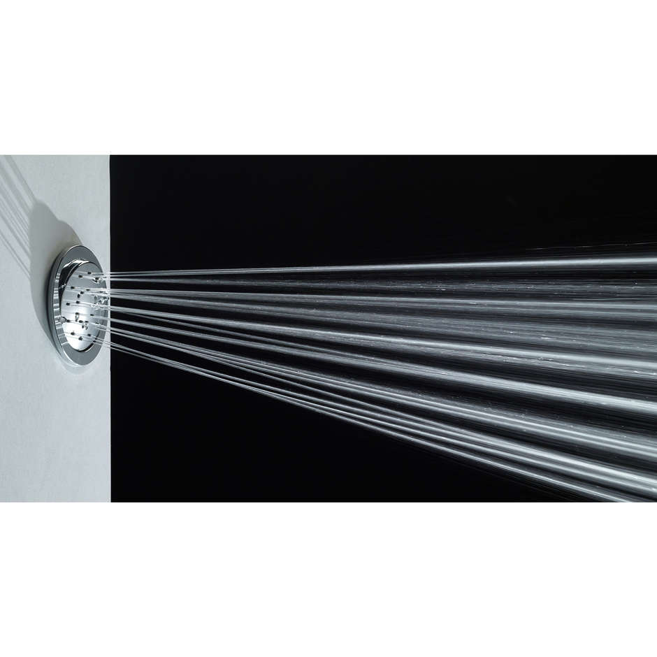 Lateral shower head, adjustable 10 cm, built-in square support - Tondo Reg, Bossini