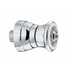 Lateral shower head, adjustable, two jets, chrome - Twin Jet, Bossini