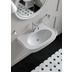 Lavabo a consolle sospesa o su mobile LAM90 in ceramica bianca 90 cm - Lante, Simas