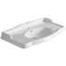 Lavabo a consolle stile classico con spalliera, bianco lucido 105x56x20cm - Arcade, Simas
