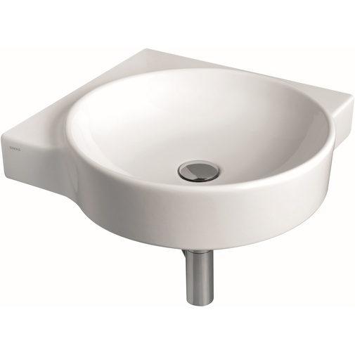 Lavabo ad angolo sospeso trendy 49x49 cm - Flow, Simas