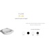 Lavabo ad angolo sospeso trendy 49x49 cm - Flow, Simas