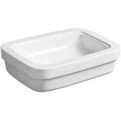 Lavabo da appoggio bianco Evolution Simas Evo10 58x42 cm