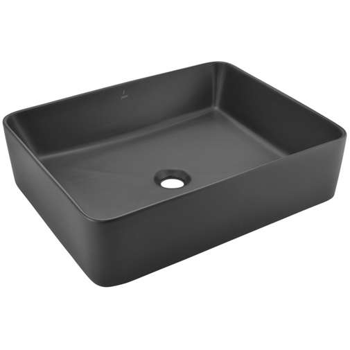 Lavabo d'appoggio 53x42cm Lavabi JDS Jaquar Nero Opaco