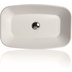 Lavabo d'appoggio o incasso in ceramica bianca 66x38 cm - Baden Baden, Simas