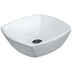 Lavabo d'appoggio quadrato 42x42cm Aria Jaquar Bianco