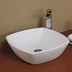 Lavabo d'appoggio quadrato 42x42cm Aria Jaquar Bianco