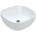 Lavabo d'appoggio quadrato 42x42cm Lavabi JDS Jaquar Bianco
