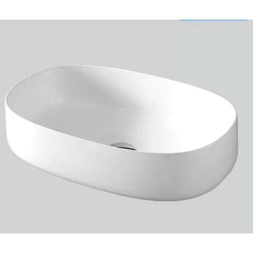 Lavabo ovale da appoggio in ceramica 55X35 - Cognac COL003 di Artceram