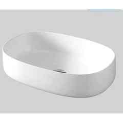 Lavabo ovale da appoggio in ceramica 55X35 - Cognac COL003 di Artceram