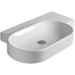 Lavabo ovale suspendu avec étagère, blanc brillant 88x50x11cm - Flow, Simas