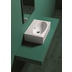 Lavabo sospeso/appoggio moderno in ceramica bianca 61 cm - LFT, Simas