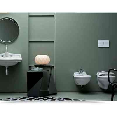 Lavabo sospeso/appoggio monoforo stile classico 70 cm - Jubileaum, Azzurra Ceramica