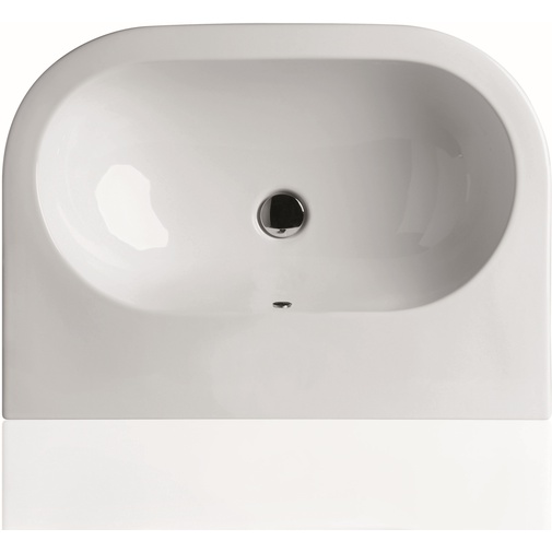 Lavabo sospeso, bianco lucido 65x48x19 cm - E-Line, Simas